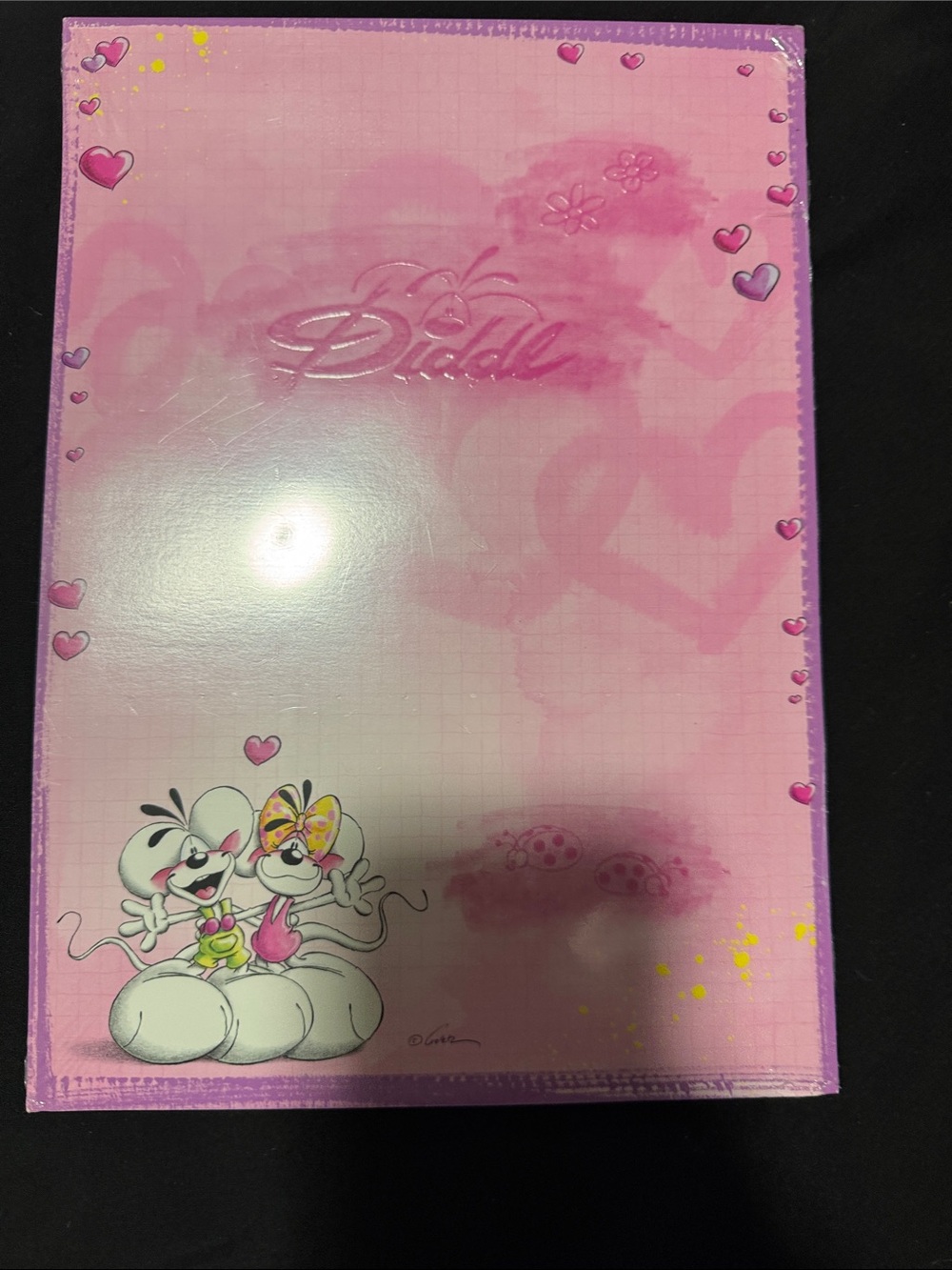 Pink Decorative Notebook with Pet Characters